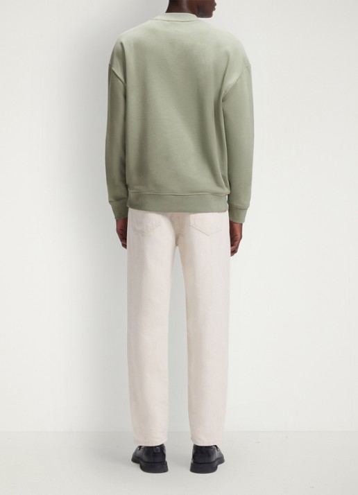 HUGO Sweater met logo - achterkant 3 light/pastel green-337 / groen