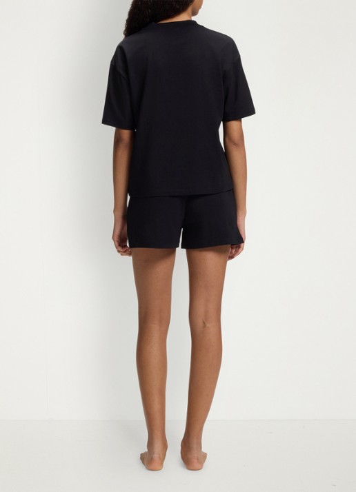 HUGO T-shirt met logo - achterkant 5 zwart