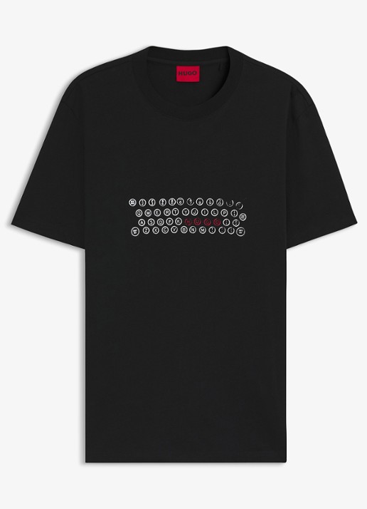 HUGO T-shirt met logoprint