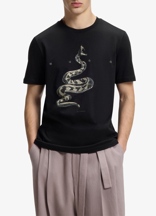 HUGO T-shirt met logoprint