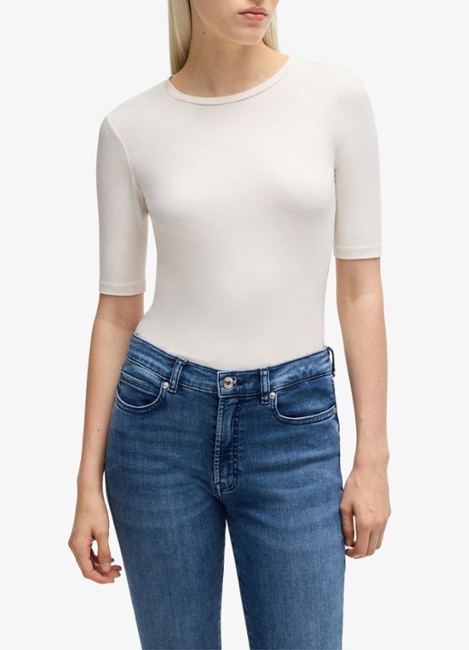 HUGO T-shirt met stretch