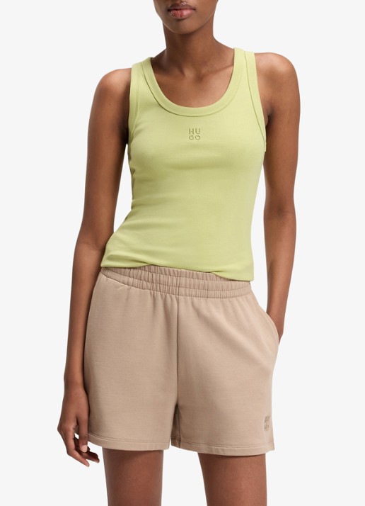 HUGO Tanktop met ribstructuur