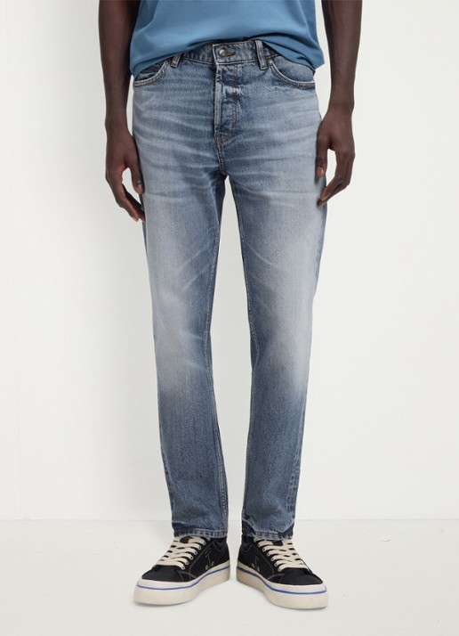 HUGO Tapered fit jeans met medium wassing