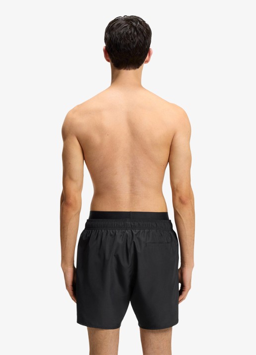 HUGO Zwemshort met logo - achterkant 4 zwart