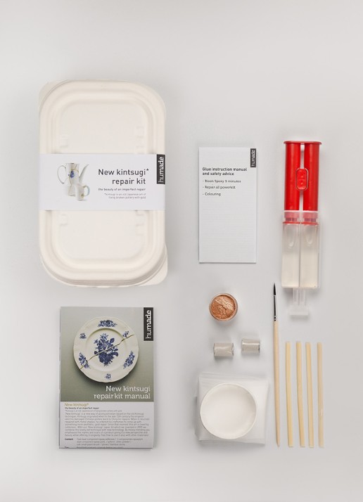 humade Kintsugi repair kit voor servies - voorkant 4 brons
