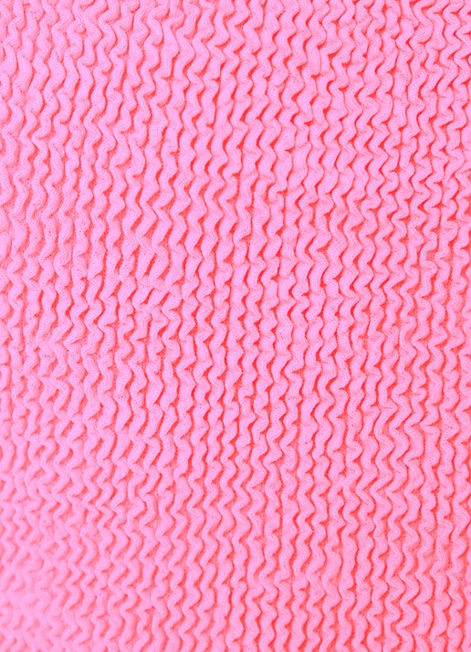 Hunza G Badpak zonder beugel met structuur - detail 2 roze