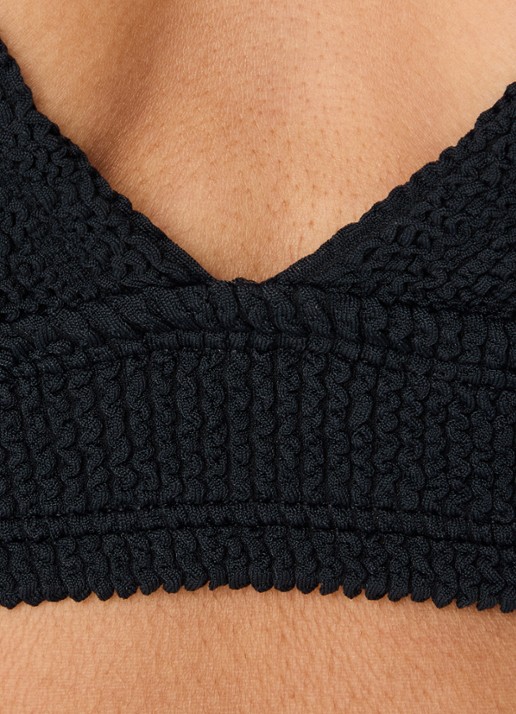 Hunza G Carla bikiniset met structuur - detail 2 zwart