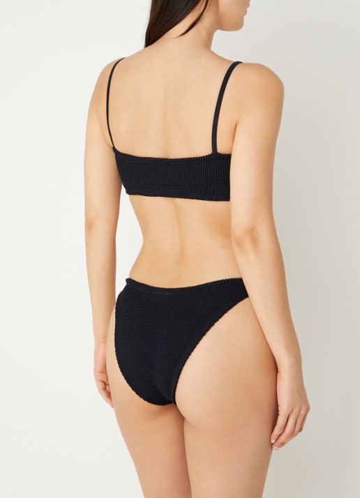 Hunza G Gigi bikiniset met structuur - achterkant 5 zwart
