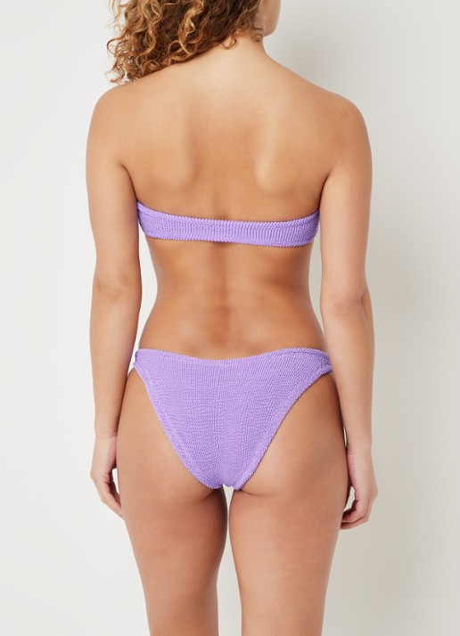 Hunza G Jean bikiniset met structuur - achterkant 3 lila