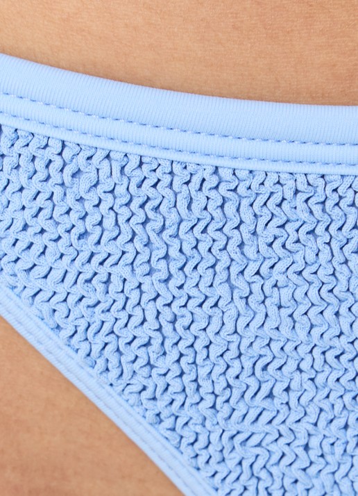 Hunza G Tyler bikiniset met structuur - detail 2 lichtblauw
