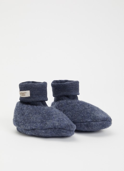 Huttelihut Babyslofje van merino wol