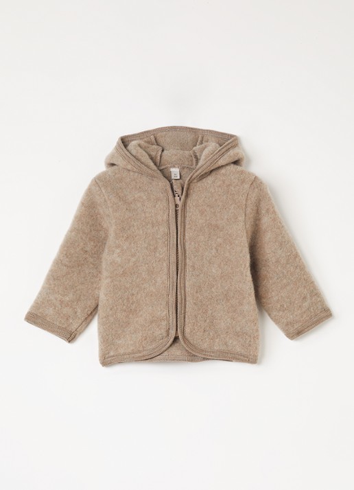 Huttelihut Grofgebreid vest van merinowol