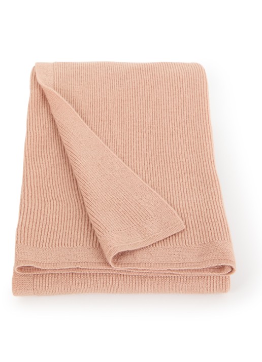 Hvid Felix wiegdeken van merino wol 70 x 95 cm