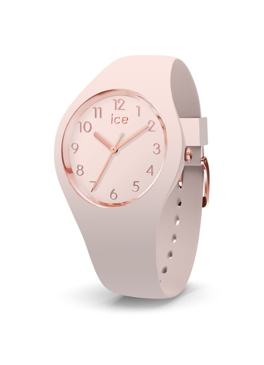 Ice-Watch Glam Colour Horloge IW015330 - voorkant lichtroze