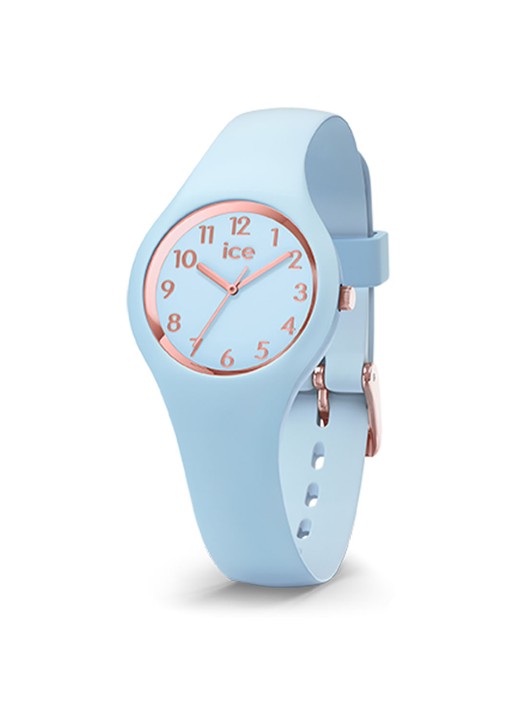 Ice-Watch Ice Glam Horloge IW015345 - voorkant lichtblauw