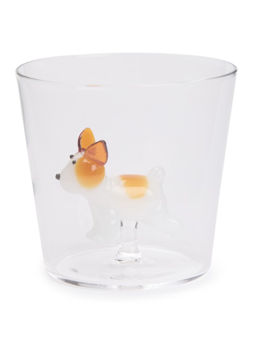 Ichendorf Milano French Bulldog waterglas 35 cl - voorkant transparant