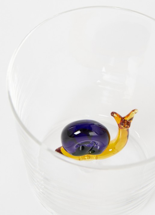 Ichendorf Milano Tumbler Snail waterglas 35 cl - voorkant 2 transparant