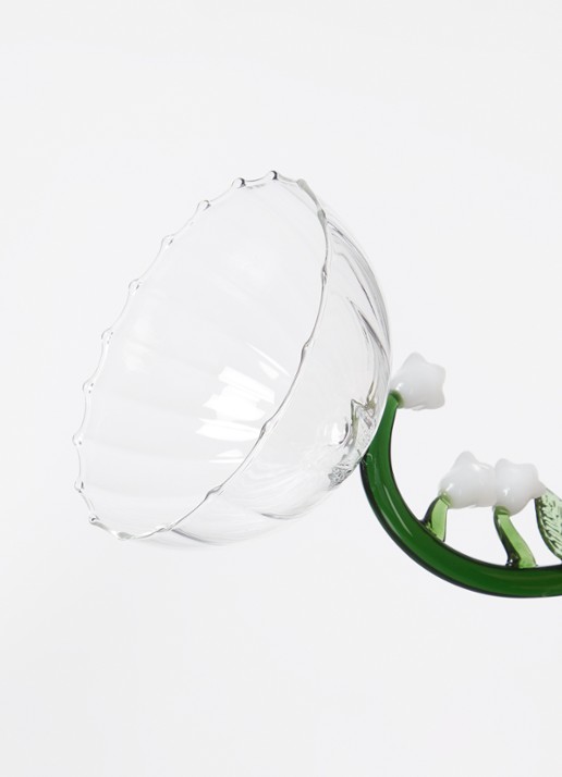 Ichendorf Milano White Flower champagneglas 20 cl - detail 2 transparant