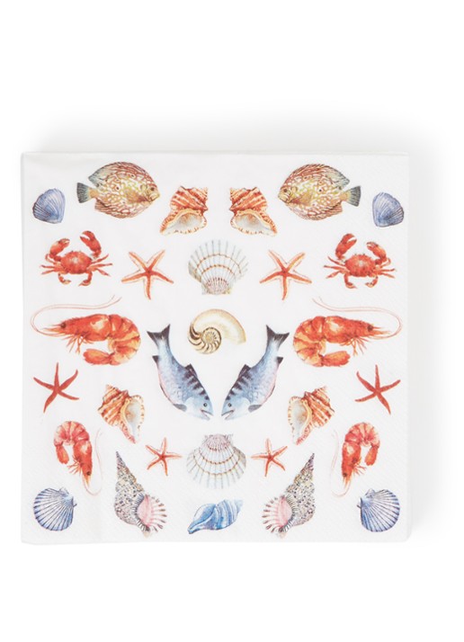 Ihr Ideal Home Sea Potpourri servetten 33 x 33 cm