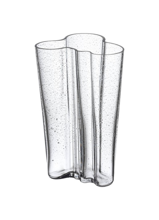 Iittala Aalto vaas 20 cm - voorkant transparant