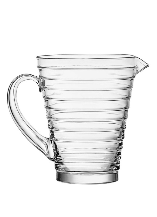 Iittala Aino Aalto schenkkan 1,2 liter - voorkant 2 transparant