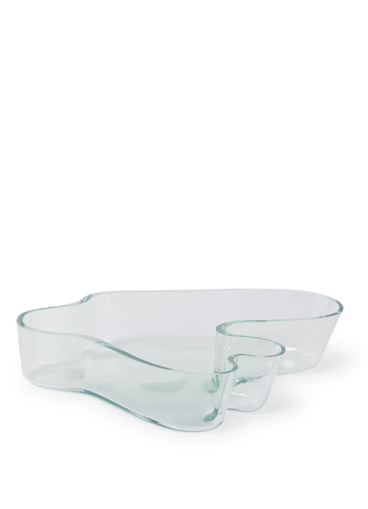Iittala Alvar Aalto schaal 26 cm - voorkant groen