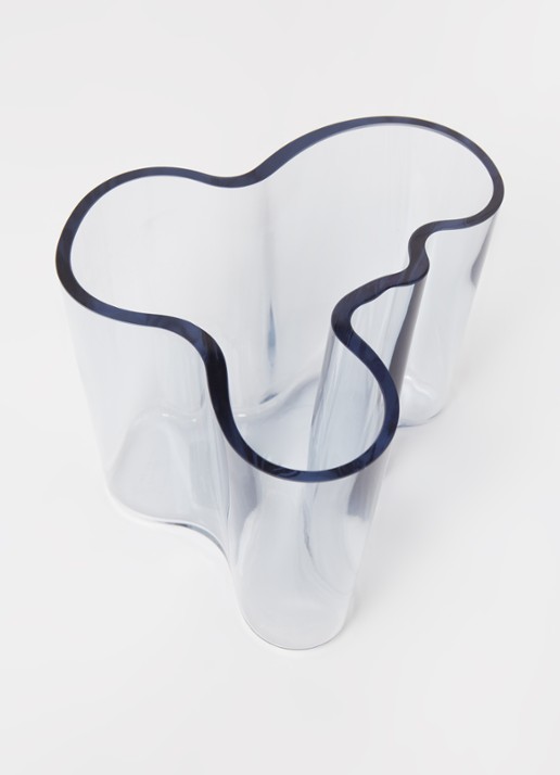 Iittala Alvar Aalto vaas 12 cm - detail 3 transparant