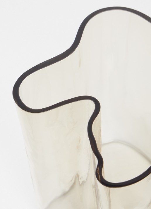 Iittala Alvar Aalto vaas 20 cm - voorkant 2 lichtbruin