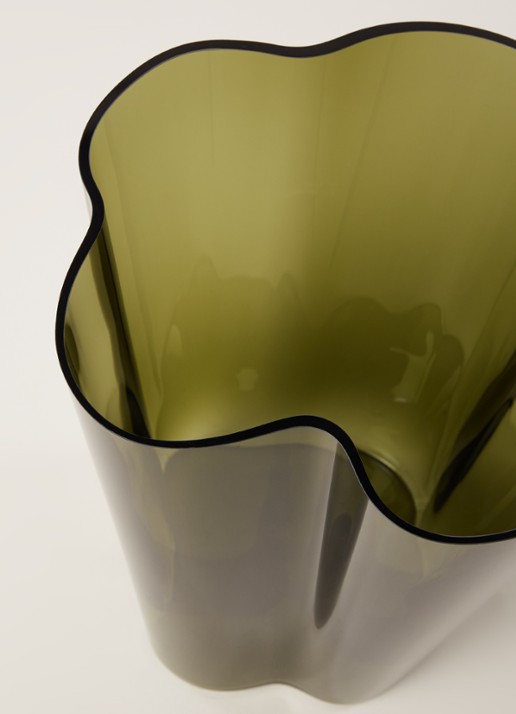 Iittala Alvar Aalto vaas 27 cm - detail 3 mosgroen