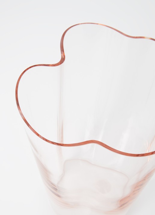 Iittala Alvar Aalto vaas 27 cm - voorkant 2 zalmroze