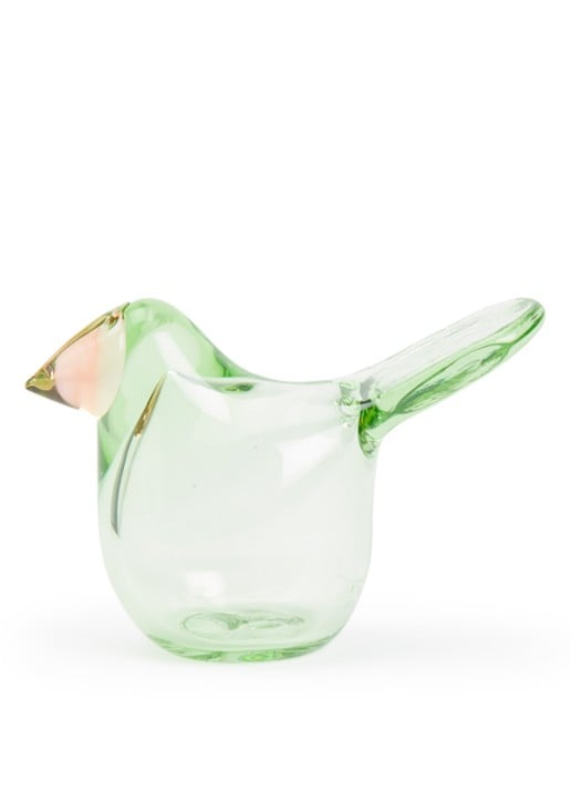 Iittala Birds by Toikka Flycatcher 6 cm - voorkant groen