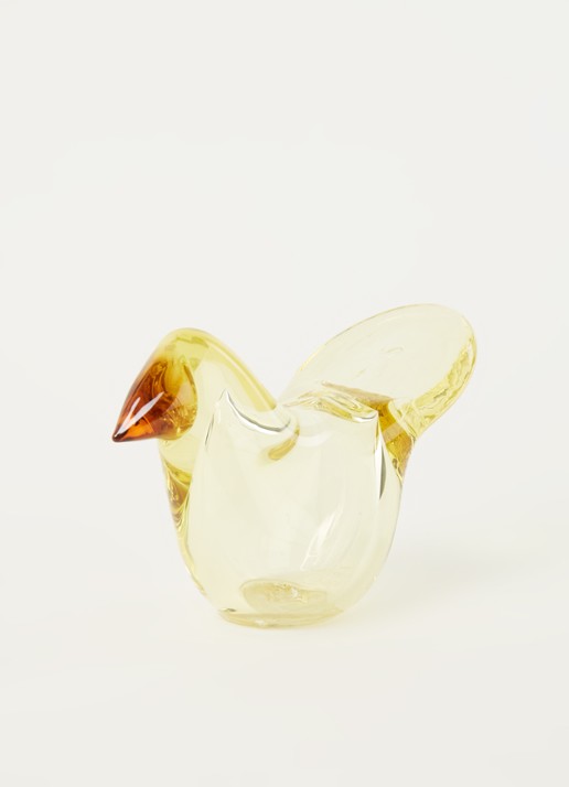Iittala Birds by Toikka vliegenvanger 9 cm - voorkant 2 geel