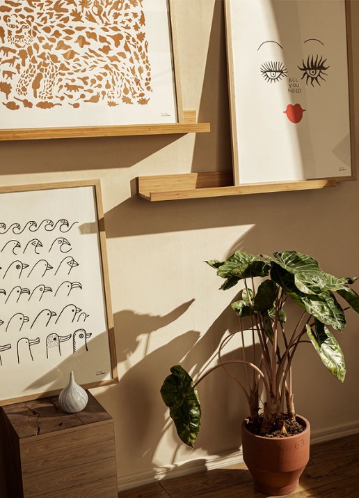 Iittala Cheetah poster 50 x 70 cm - voorkant 2 bruin