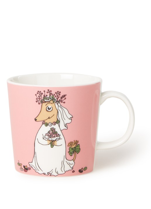iittala Fuzzy Moomin kopje 30 cl - voorkant roze