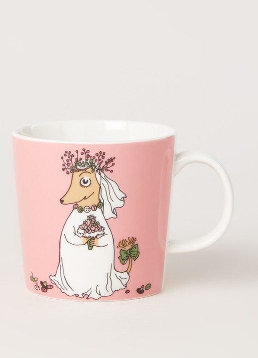 iittala Fuzzy Moomin kopje 30 cl - voorkant 2 roze
