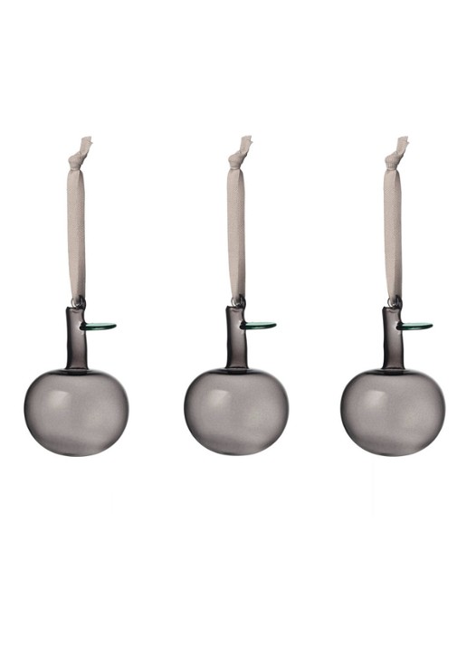 Iittala Glazen appel hanger set van 3
