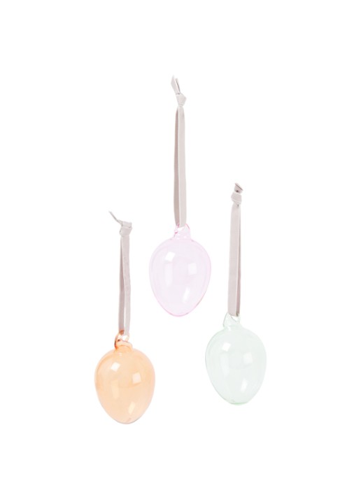 Iittala Glazen ei paasornament 15,5 cm set van 3