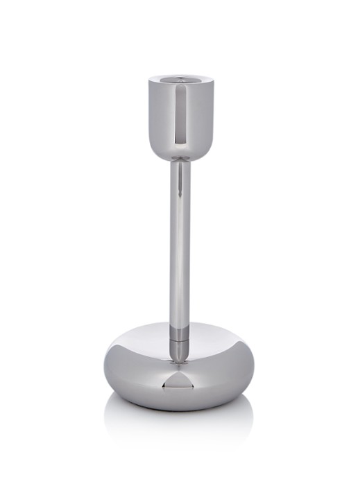 Iittala Kandelaar 18 cm - voorkant zilver
