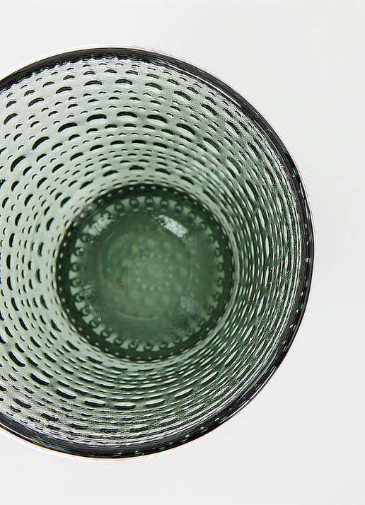Iittala Kastehelmi drinkglas 30 cl set van 2 - voorkant 2 groen