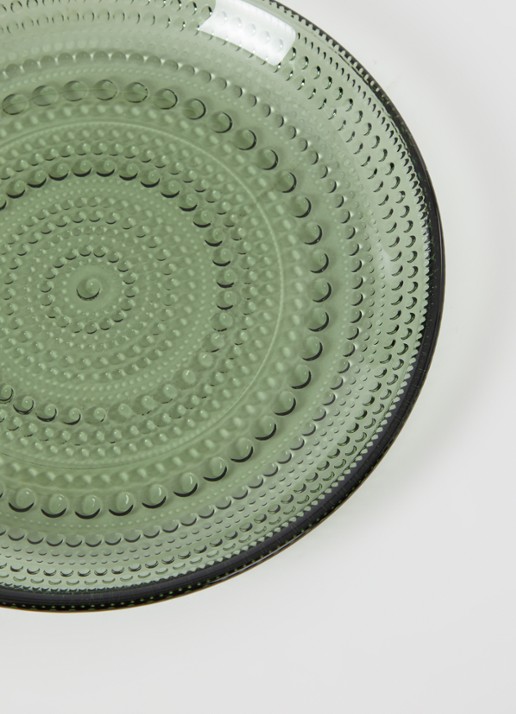 Iittala Kastehelmi gebaksbordje 17 cm - detail 3 groen