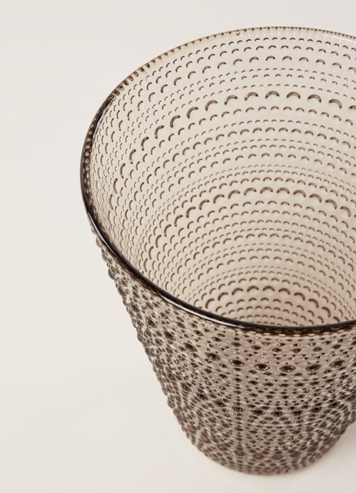 Iittala Kastehelmi vaas 15 cm - detail bruin