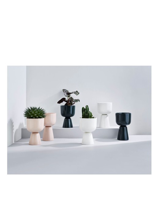 Iittala Nappula bloempot van keramiek voor binnen Ø15 cm - detail 3 wit