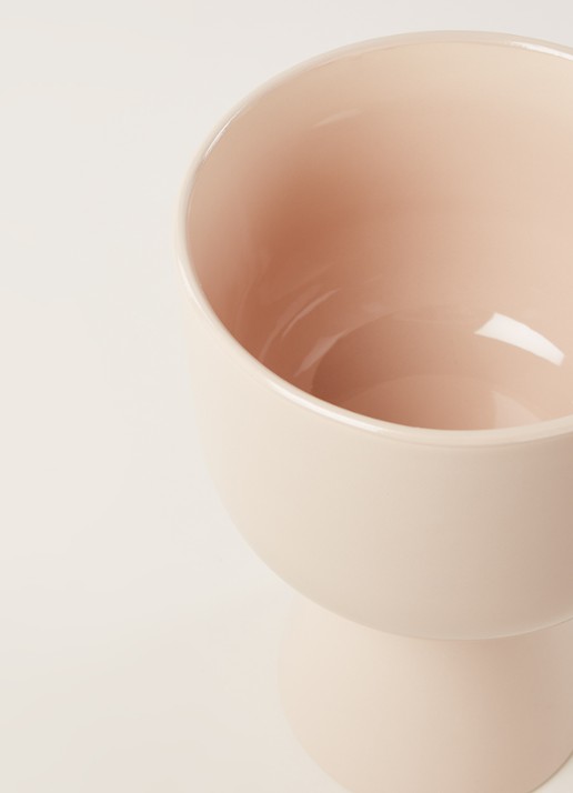 Iittala Nappula bloempot van keramiek voor binnen Ø15 cm - detail creme