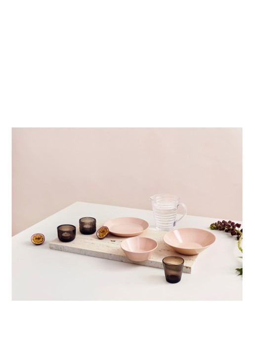 Iittala Ontbijtbord 21 cm  - voorkant 2 roze