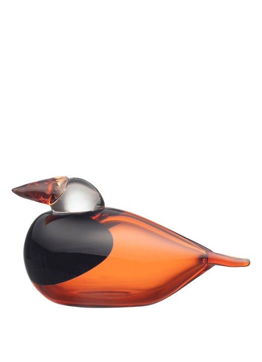 Iittala Queenfisher vogel van glas 15,5 x 7 cm