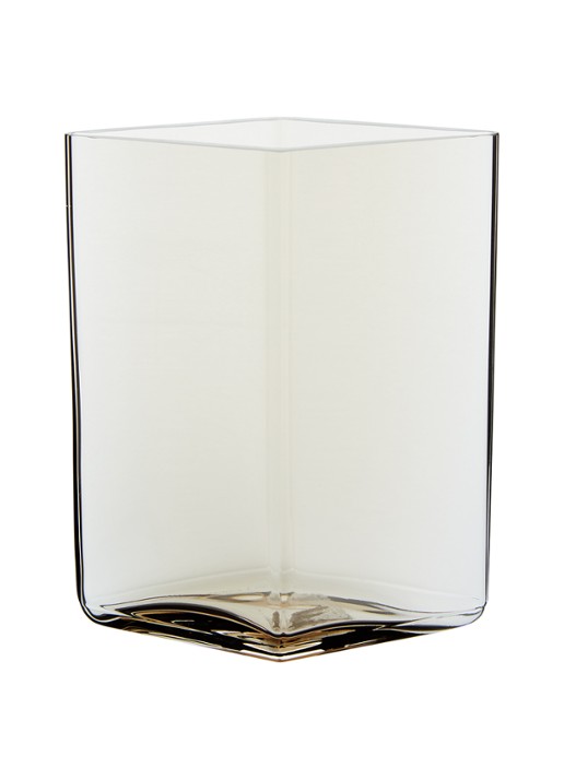 Iittala Ruutu vaas 14 cm - voorkant transparant