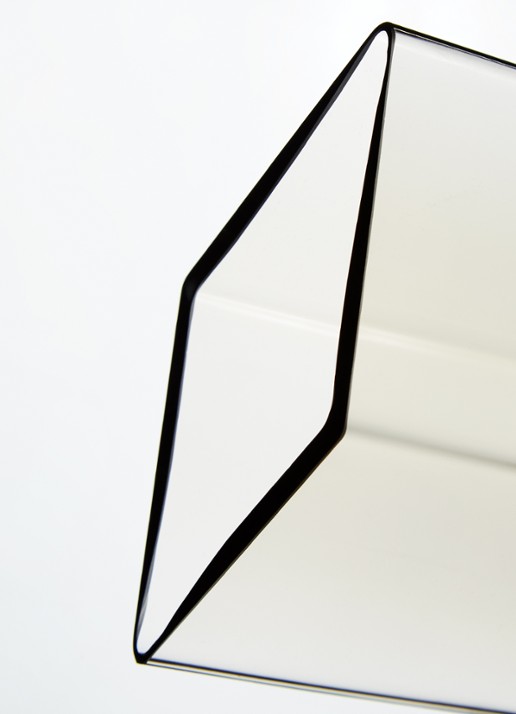 Iittala Ruutu vaas 14 cm - voorkant 2 transparant