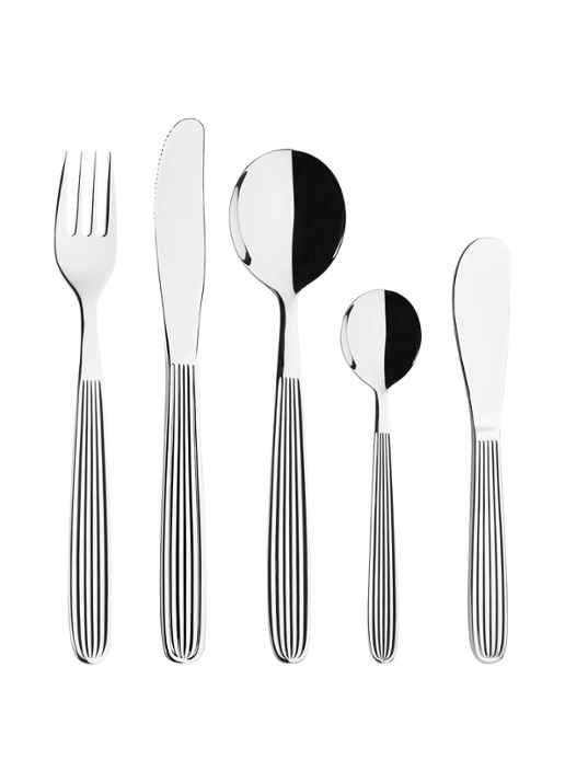 Iittala Scandia bestekset 25-delig in giftbox - voorkant zilver