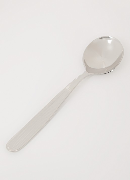Iittala Scandia dessertlepel - voorkant 2 zilver