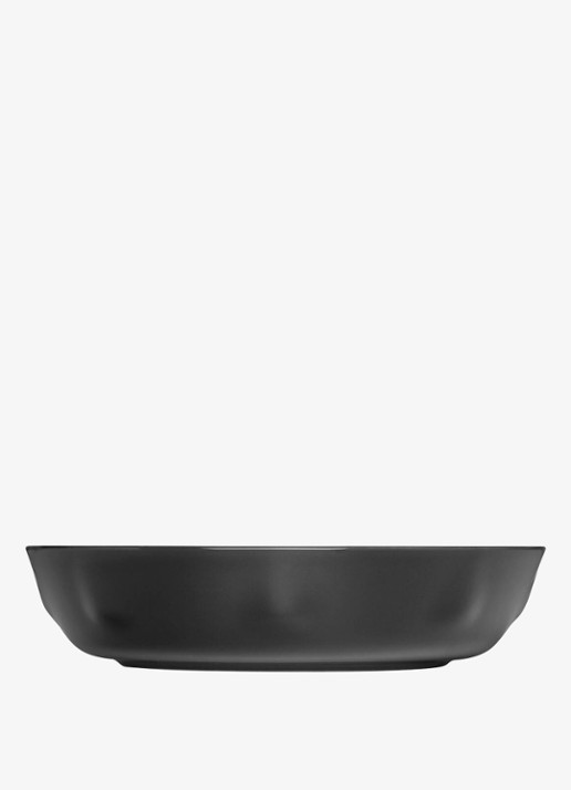 Iittala Solare diep bord 22 cm - voorkant donkergrijs